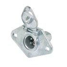 Hopkins 52004 Vehicle-side 4-PIN Round Trailer Wiring Harness Socket New. Price: $23.25.