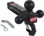 Reysun Trailer Hitch Tri Ball Mount With Hook, Tactical Tow New. Price: $60.00.