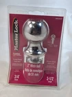 Master Lock 2" Ez Mount Chrome Ball Trailer Hitch 2853DAT Lifetime 3/4 ,2.5" New. Price: $11.99.