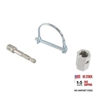 Telfair Top Wind Trailer Jack Crank Cordless Drill Adapter With New. Price: $15.30.