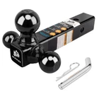 Metoware Trailer Hitch Mount With 5/8" Tri-ball + Pin, Black New. Price: $55.18.