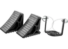 Curt 22802 (2 Pack W/mounting Brackets)hd Wheel Chocks New. Price: $83.90.