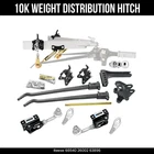 Reese 10K Weight Distribution Hitch, Dual Cam Sway, Trunnion Bars, Adjustable New. Price: $1109.99.
