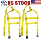 Yellow Tiedown Straps Tow Dolly Wheel Net Set Flat Hooks Will Fit For Stehl Us New. Price: $36.99.
