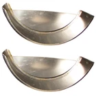 (set Of Two) Single Axle Cold Rolled Steel Trailer Fenders With Backs F9X For 14 New. Price: $119.99.