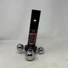 Tyt Trailer Hitch Tri Ball Mount W/ Tow Hook 2" Receiver Used. Price: $44.99.