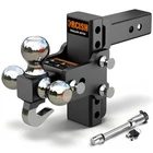 Orcish Adjustable Rotating Trailer Hitch, 4-IN-1 Tri-ball & Tow Hook, 360 New. Price: $238.74.