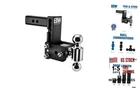 Adjustable 2" Hitch Ball Mount - & Stow For Trailers New. Price: $384.77.