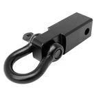 Smittybilt 3/4" Rating Black Receiver Hitch D-shackle New. Price: $49.99.