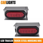 Trailer/truck Led Fit For Steel Housing Box W/6"OVAL Tail Light, 2" Marker New. Price: $37.30.