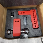 Metoware Red Adjustable Trailer Hitch Aluminum 2-INCH Receiver 6" Drop New. Price: $129.99.
