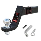 Tyt Trailer Hitch Ball Mount Kit With 2" & 5/8" Pin Clip, 4 Inch Drop New. Price: $44.99.