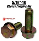 5/16"-18 Grade Flange Frame Bolt Yellow Zinc Plated (all Sizes & Qty's) New. Price: $367.54.