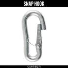 Curt Snap Hook Trailer Safety Chain Carabiner Clip 7/16 Inch Diameter 5,000 Lbs New. Price: $28.99.