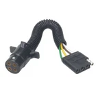 Trailer Light Wiring Adapter 4-WAY Round To 4-PIN Flat West Marine 7066137 New. Price: $8.95.