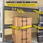 Vevor Tie-down Kit, 30PCS 5FT E-tracks Set Includes 4 Steel Rails & New. Price: $124.90.