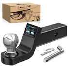 Nilight Fusion Trailer Hitch Mount With 1-7/8 Inch Ball 2 Drop New. Price: $27.99.