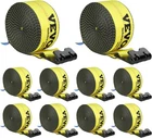 Vevor Truck Straps, 4" Heavy Duty Tie Down X30'- 10 Pack, Yellow New. Price: $134.04.