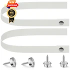 Windyun 2 Sets Rv Sliding Door Straps With Button Snap 18 Inch White New. Price: $22.98.