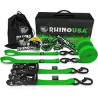 Rhino Usa Heavy Duty Ratchet Tie-downs 2-PACK 1.6 X 8 Ft, Green New. Price: $42.20.