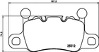 Brembo 65 038 Brake Pad Set, Disc For Porsche Neu. Price: $276.24.
