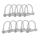 Trailer Locking Pins,hincell 10PCS Arched Pto Shaft 1/4 H... New. Price: $14.62.