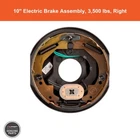 Electric Brake Assembly - 10" X 2.25", 3,500 Lbs. (right Side) New. Price: $48.99.