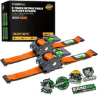 Rhino Usa TD-RSRE2X10-ETRK-ORG 2" 10' Retractable E-track Ratchet Straps New. Price: $64.90.