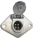 Pollak 11-404P 4-WAY Round Trailer Connector 4-PIN Metal Socket New. Price: $13.82.
