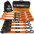 Rhino Usa RCHT-4PACK-ORG Ratchet Tie-down Set New. Price: $40.27.