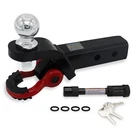 Trailer Hitch Ball Mount With Tow Shackle And 3/4" Pin Clip For Heavy D... New. Price: $91.89.