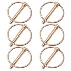 Litoexpe 6 Pcs 1/4 Lynch With Ring, Heavy Duty Round Linch Pins Assortm New. Price: $9.60.