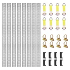 Tie-down Kit, 34PCS 5FT E-tracks Set Includes 8 Steel Rails & 2 Sin New. Price: $167.25.