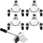 Weyleity Steel Tri-dolly Set With Lifter 4 Pack 6-INCH Furniture Mover Doll... New. Price: $26.44.