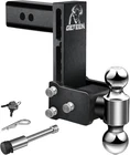 & Stow Adjustable Trailer Hitch Ball Mount 2.5" Receiver 7" Drop 15,000 Gtw New. Price: $189.99.