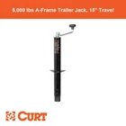A-frame Trailer Jack With Top Handle (5,000 Lbs, 15" Travel) New. Price: $53.81.