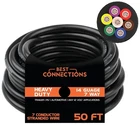 Best Connections 7 Way Trailer Wire (50 Feet) Heavy Duty 14 Gauge New. Price: $72.99.
