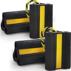 Wecarlle Versatile Rubber Wheel Chocks For Rv Trailer Camper Truck Pack Of 4 New. Price: $33.99.