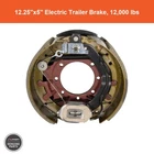 Electric Trailer Brake Assembly - 12.25" X 12,000 Lbs. Left Side New. Price: $136.83.