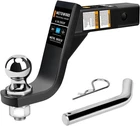 Trailer Mount With 2-INCH & 5/8" 2"BALL+6"DROP+HITCH Pin New. Price: $53.01.