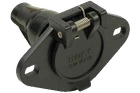 Rv Trailer Pollak 6-WAY Socket W/boot Bulk 12-720 Wiring Connector New. Price: $11.69.