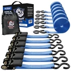 Cartman 1" X 15' Ratchet Tie Down Up To 1500LBS 6PK In Carry Bag, Cargo Straps New. Price: $49.09.