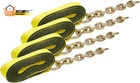 (4 Pack 2" 14' Replacement Tie Down Strap With Chain Extension New. Price: $77.07.