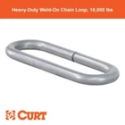 Raw Steel Weld-on Safety Chain Loop (10,000 Lbs. Capacity) New. Price: $24.89.