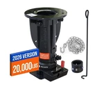 Fifth Wheel To Gooseneck Cushioned Trailer Hitch Adapter - 12" 16" Adjusta... New. Price: $418.46.