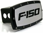 Ford F-150 2" Tow Hitch Cover Plug Engraved Billet Black Powder Coated New. Price: $55.95.