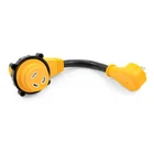 Camco Power Grip 12" Dogbone With 90M/90F Locking Adapter 15AM 30AF #55636. Price: $34.40.