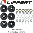 Lippert 12" 7K Axle Brake Drum Hub 8 On 6.5" W/bearings (6-PACK) Fits Dexter New. Price: $792.99.