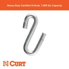 Certified 17/32" S-hook (7,600 Lbs.) New. Price: $33.99.