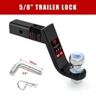 Trailer Hitch Mount With 2" Ball Pin Clip 4" Drop, Fits Receiver New. Price: $44.99.